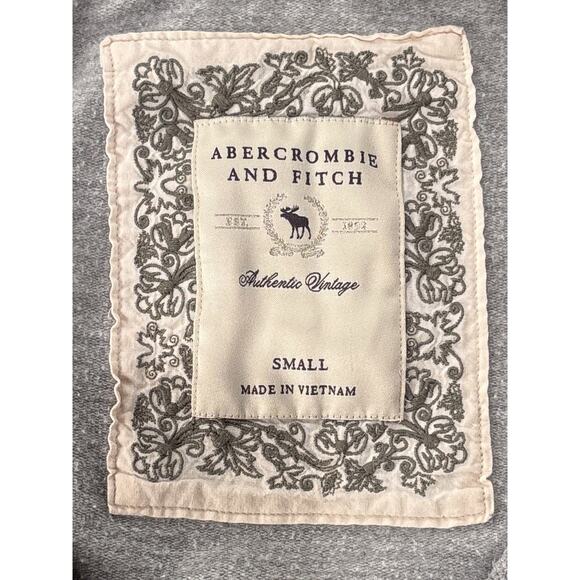 Abercrombie & Fitch A&F 2000s Deep V-neck Top Pullover Hoodie Women's Size MED - Picture 4 of 9